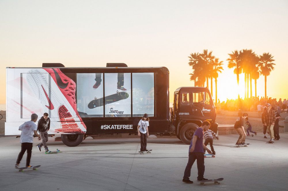 Skate Free Mobile Tour Nike SB On Board Experiential